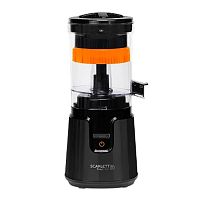 картинка соковыжималка цитрусовая scarlett easyclean sc-je50c10 200вт рез.сок.:250мл. черный/оранжевый от магазина Tovar-RF.ru