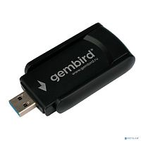 картинка gembird сетевой адаптер wifi+bluetooth 1.3 гбит, двухдиап. с антеннами, usb,802.11b/a/g/c/ac,rtl8822 (wnp-ua-020) от магазина Tovar-RF.ru