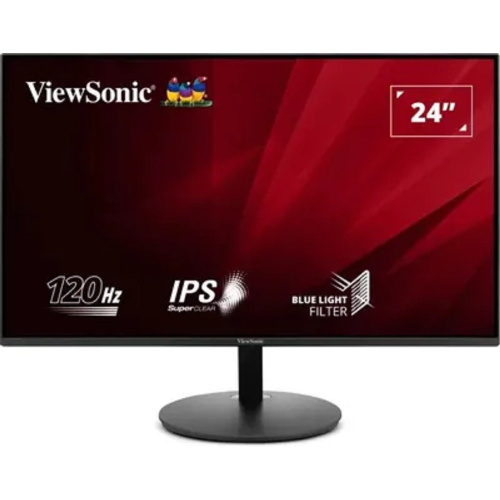 картинка lcd viewsonic 23.8" va24e1-h черный {ips 1920x1080 120hz d-sub hdmi 250cd ex} от магазина Tovar-RF.ru