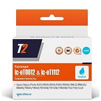 картинка t2 c13t08124a/c13t11124a  (ic-et0812) картридж для  epson stylus photo r270/r290/r390/rx690/tx700, голубой, с чипом от магазина Tovar-RF.ru