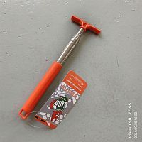 картинка водосгон для воды li-sa "т"-образный, лезвие - 6,5см, телескопическая ручка 23-98см, оранжевый (ls285/3) 48792 от магазина Tovar-RF.ru