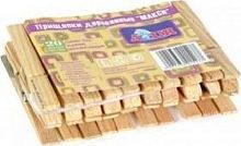 картинка Прищепки AZUR Прищепки деревянные Макси AZUR 20шт. 915270 AZUR деревянные Макси 20шт. 915270 от магазина Tovar-RF.ru