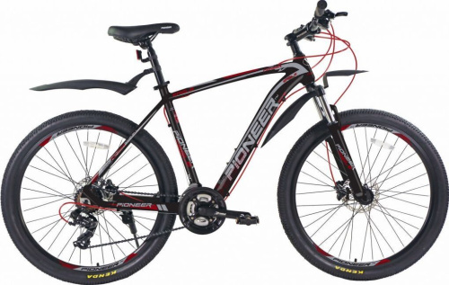 картинка велосипед pioneer eagle 27,5" al/20" black-red-grayот магазина Tovar-RF.ru