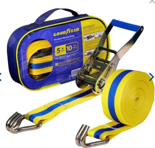 картинка трос буксировачный goodyear 5 т., 10 м. gy005207 goodyear gy005207 5 т., 10 м. от магазина Tovar-RF.ru