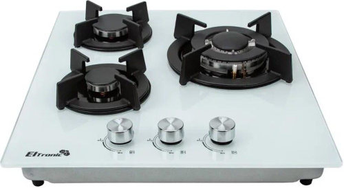 картинка варочная панель eltronic (33-12) 3 конфорки, белый от магазина Tovar-RF.ru