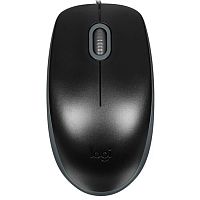 картинка 910-005502 мышь logitech m110 silent black [бесшумная, оптическая, 1000dpi, usb, 1.8м]  от магазина Tovar-RF.ru