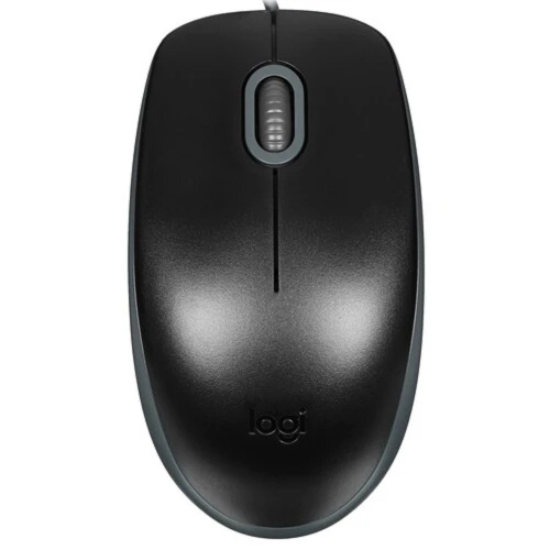 картинка 910-005502 мышь logitech m110 silent black [бесшумная, оптическая, 1000dpi, usb, 1.8м]  от магазина Tovar-RF.ru