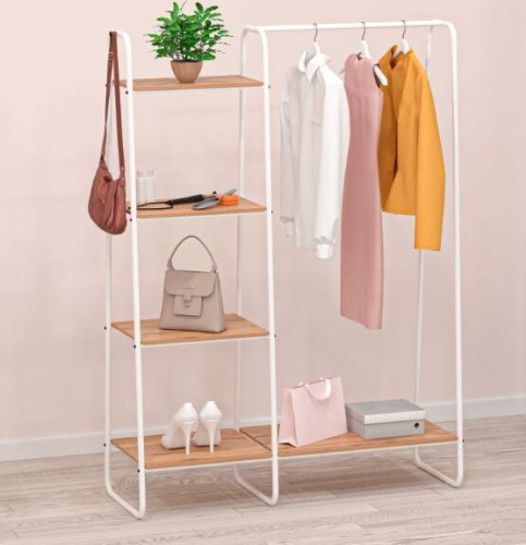 картинка Гардеробная система ЗМИ Гардеробная система с полками "Скандинавия 1" (Scandinavia 1 Clothing rack with shelves) ГСС1 Б ЗМИ Гардеробная система с полками "Скандинавия 1" (Scandinavia 1 Clothing rack with shelves) ГСС1 Б от магазина Tovar-RF.ru