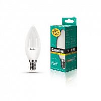 картинка Лампа светодиодная CAMELION (12385) LED8-C35/830/E14/3000К от магазина Tovar-RF.ru