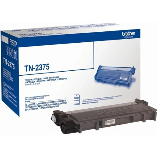 картинка brother tn-2375 картридж hll2300d/2340dw/2360dn/2365dw/dcpl2500d/2520dw/2540dn/2560dw/mfcl2700dw/2720dw/2740dw, (2600стр)(tn2375) от магазина Tovar-RF.ru