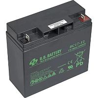 картинка акб b.b. battery bc 17-12 (12в 17ач  дхшхв 181х76х166 мм, масса 5,62 кг) клеммы b1 от магазина Tovar-RF.ru
