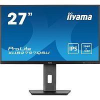 картинка lcd iiyama 27" xub2797qsu-b2 черный {ips 2560x1440 100hz 1ms 300cd hdmi displayport usb 2x2w has pivot} от магазина Tovar-RF.ru