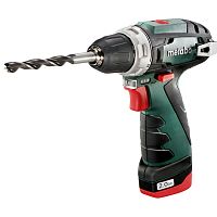 картинка Metabo PowerMaxx BS Безударная дрель-шуруповерт [600984000] { 10.8В 2х2.0,LC40,патр,коробк } от магазина Tovar-RF.ru