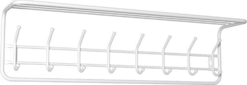 картинка Вешалка настенная ЗМИ с полкой 100 Белая ВСП 169 ЗМИ с полкой 100 Белая ВСП 169 от магазина Tovar-RF.ru