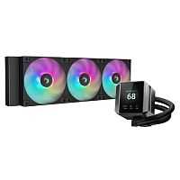 картинка кулер с водяным охлаждением deepcool mystique 360 argb soc-am5/am4/1200/1700/1851 черный (r-lx750-bkadsnc-g-1) от магазина Tovar-RF.ru