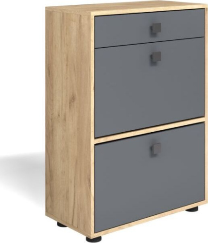 картинка Обувница БИТЕЛ МЛ-7 ДУБ ЗОЛОТОЙ КРАФТ/СЕРЫЙ ГРАФИТ БИТЕЛ МЛ-7 ДУБ ЗОЛОТОЙ КРАФТ/СЕРЫЙ ГРАФИТ от магазина Tovar-RF.ru