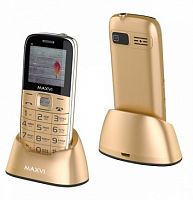 картинка мобильный телефон maxvi b6 gold (2 sim) от магазина Tovar-RF.ru