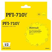 картинка t2 pfi-710y картридж (ic-cpfi-710y) для canon imageprograf ipf-tx-2000/tx-3000/tx-4000, желтый, с чипом от магазина Tovar-RF.ru