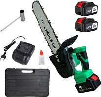 картинка Пила цепная аккумуляторная ZITREK GreenSaw 20 PRO (20В, 4 Ач Li-ion аккум. 2шт, ЗУ) 082-1852 от магазина Tovar-RF.ru