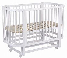 картинка кроватка polini кроватка детская kids simple 350, белый (1 кор.) от магазина Tovar-RF.ru