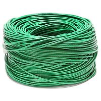 картинка cabeus ftp-4p-cat.5e-solid-lsltx-gn кабель витая пара экранированная ftp (f/utp), категория 5e, 4 пары (24 awg), одножильный, зеленый, экран - фольга, нг(а)-lsltx, (305 м) от магазина Tovar-RF.ru