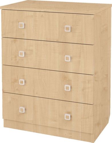 картинка комод polini комод polini kids simple c 4 ящиками, натуральный (1кор) от магазина Tovar-RF.ru
