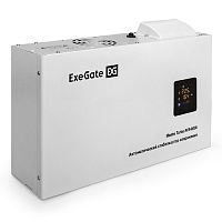 картинка exegate ex291750rus стабилизатор напряжения exegate master turbo avs-8000 (8000ва, 100-265в, цветной дисплей, 220в±8%, кпд 98%, 5 уровней защиты, задержка, усиленный метал.корпус, клем.колодка+евророз от магазина Tovar-RF.ru
