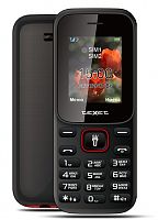 картинка телефон мобильный texet tm-128 black/red (2 sim) от магазина Tovar-RF.ru