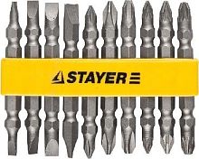 картинка Набор бит STAYER MASTER 2605-H10_z01 набор бит в держателе (уп.10шт) от магазина Tovar-RF.ru
