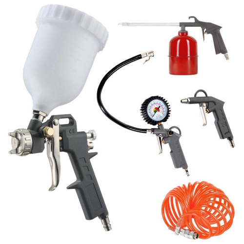 картинка PATRIOT KIT 5A Набор окрасочного инструмента 5 предметов быстросъем [830901060]  от магазина Tovar-RF.ru