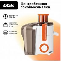 картинка соковыжималка bbk jc060-h11 белый/оранжевый от магазина Tovar-RF.ru