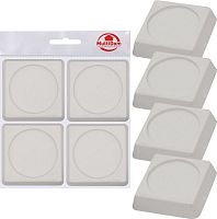 картинка антивибрационные подставки для стиральных машин и холодильников. 4 шт. (квадрат. мультидом антивибрационные подставки для стиральных машин и холодильников. 4 шт. пт76-143 от магазина Tovar-RF.ru