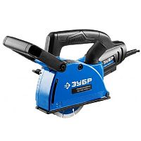 картинка ЗУБР [ЗШ-П30-1400 ПСТК] Штроборез (бороздодел) { макс. глуб. 30 мм, 125 мм, подключ. пылесоса, плавн пуск, защита от перегрузки, 1400 Вт, кейс } от магазина Tovar-RF.ru