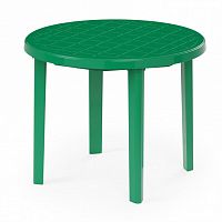 картинка Мебель из пластика АЛЬТЕРНАТИВА М2666 стол 900х900х750мм круглый (зеленый) от магазина Tovar-RF.ru