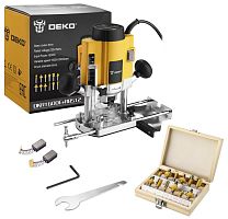картинка Фрезер DEKO DKR1600E+набор фрез RBS12 (12 предметов) 063-4221 от магазина Tovar-RF.ru