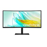 картинка lcd samsung 34" s34c650uai viewfinity s6 черный {va 3440x1440 100hz 5ms 21:9 полуматовая 350cd 178/178 displayport usb m/m} от магазина Tovar-RF.ru