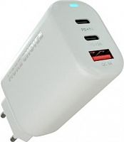картинка СЗУ MORE CHOICE (4610196409639) NC79 СЗУ 1USB+2Type-C 3.0A PD 65W быстрая зарядка White от магазина Tovar-RF.ru