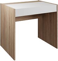 картинка Модульная мебель МЕБЕЛЬ-КОМПЛЕКС ЛАЙТ Стол косметический Дуб Сонома/Белый (1 кор.) от магазина Tovar-RF.ru