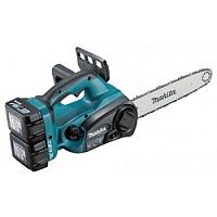 картинка Makita DUC302Z Пила цепная ак,{36В д\2-х ак18В,Li-ion,шина-30см,шаг-3\8",паз-1.3мм,4.1кг,совм с 4Ач Li-ion,б\ак,з\у} от магазина Tovar-RF.ru