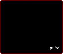 картинка коврик для компьютерной мыши perfeo (pf_d0715) "black" "красный" от магазина Tovar-RF.ru