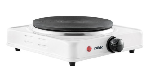 картинка настольная электрическая плитка bbk bhp-120 белый от магазина Tovar-RF.ru