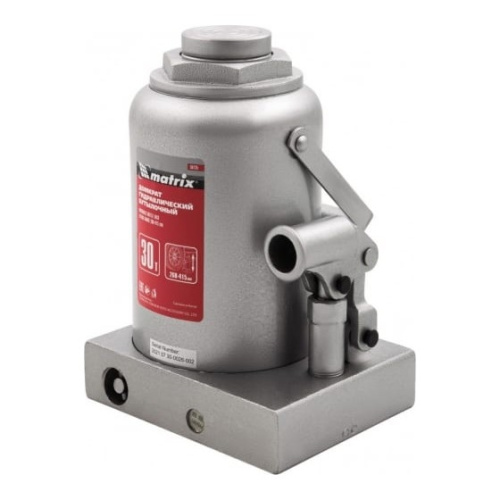 картинка matrix домкрат гидравлический бутылочный, 30 т, h подъема 260-415 мм [50735] от магазина Tovar-RF.ru