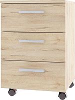 картинка Тумба АНРЭКС OSKAR Тумба 3S, цвет дуб Санремо от магазина Tovar-RF.ru