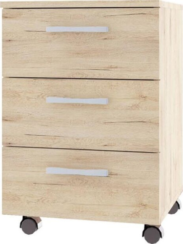 картинка Тумба АНРЭКС OSKAR Тумба 3S, цвет дуб Санремо от магазина Tovar-RF.ru