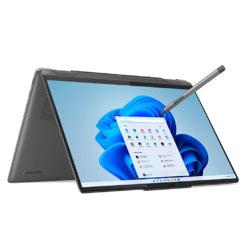 картинка lenovo yoga 7 2-in-1 14ahp9 [83dk006rrk] grey 14" {wuxga ips ts 300nits ryzen 7 8840hs(3.3ghz)/16gb/1tb ssd/radeon 780m/w11h/+pen/360/металл} от магазина Tovar-RF.ru