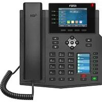 картинка fanvil x5u sip телефон черн., с б/п от магазина Tovar-RF.ru
