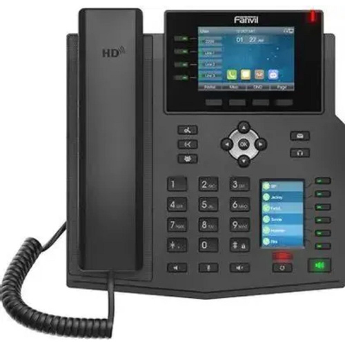 картинка fanvil x5u sip телефон черн., с б/п от магазина Tovar-RF.ru