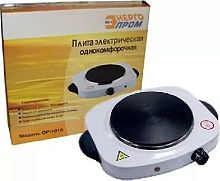картинка плитка энергопром op1015c плитка электрическая 1-кон.с чугунным нагреват. элем. d.180мм 00-00000448 от магазина Tovar-RF.ru