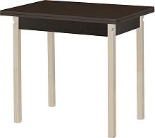 картинка Стол обеденный ЭЛЕГИЯ Стол обеденный раскладной ЛДСП ПН (Бесцветный (Лак),Венге) (1 кор.) ЭЛЕГИЯ Стол обеденный раскладной ЛДСП ПН (Бесцветный (Лак),Венге) (1 кор.) от магазина Tovar-RF.ru