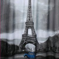 картинка Штора для ванной BRIMIX 02-04 Шторка в ванную комнату фотопечать ПАРИЖ (2) от магазина Tovar-RF.ru